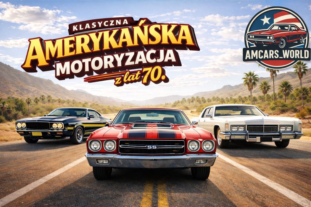 amerykańskie klasyki v8 lata 70 stare samochody usa